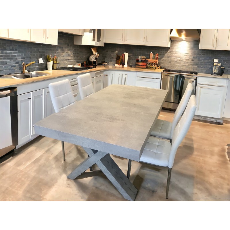 Tavolo lungo 4 metri 160x90h.76 chiuso 410 cm aperto nuovo art.1673 consegna gratuita-arredamentishop.it  Tempesta Offerte mo...