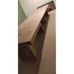 Tavolo allungabile legno cm 160x90h.76 aperto cm 410 nuovo art.1678 consegna gratuita-arredamentishop.it  Tempesta Offerte mo...