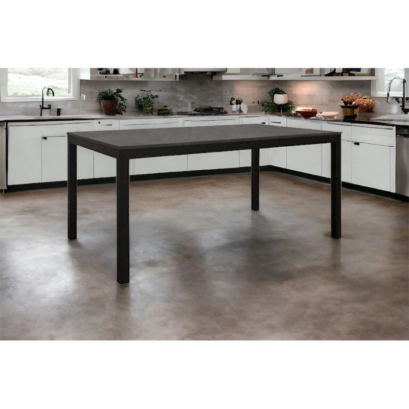 Tavolo industriale vintage cm 160x90h.77 allungabile cm 220 nuovo art.01802 consegna gratuita-arredamentishop.it  Tempesta Of...