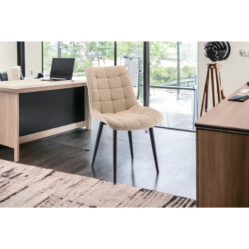 Sedie beige set 4 pezzi nuove velluto art.101972 consegna gratuita-arredamentishop.it  AD TREND Offerte mobili 210,00 € 210,0...