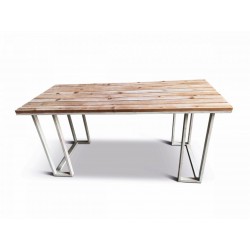 Tavoli da giardino in legno rustici art.101691 nuovo cm 160x70h.75 fisso consegna gratuita-arredamentishop.it  AD TREND Offer...