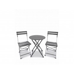 Tavolo e sedie per giardino colore grigio nuovo art.101643 consegna gratuita-arredamentishop.it  AD TREND Offerte mobili 115,...