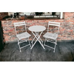 Tavolo e sedie da esterno colore bianco nuovo art.101642 consegna gratuita-arredamentishop.it  AD TREND Offerte mobili 115,00...