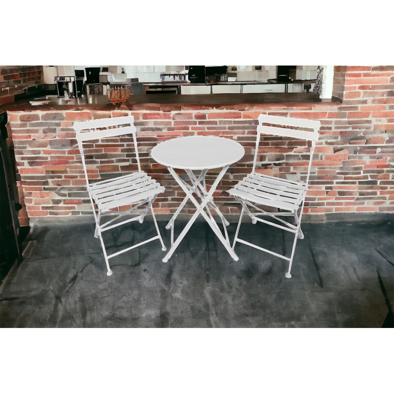 Tavolo e sedie da esterno colore bianco nuovo art.101642 consegna gratuita-arredamentishop.it  AD TREND Offerte mobili 115,00...