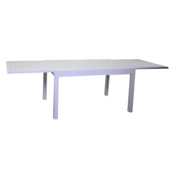 Tavolo giardino alluminio bianco cm 125x75h.75 allungabile cm 250 nuovo art.6462270000 consegna gratuita-arredamentishop.it  ...