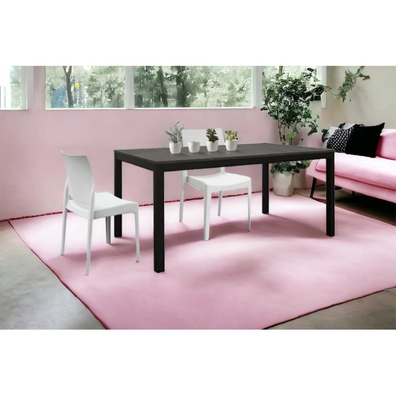 Tavolo stile industriale allungabile cm 110x70h.77 aperto cm 160 art.1799 nuovo consegna gratuita-arredamentishop.it  Tempest...