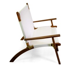 Salotto per giardino legno e tessuto ecru art.7501360000 nuovo consegna gratuita-arredamentishop.it  Vacchetti Offerte mobili...