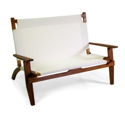 Salotto per giardino legno e tessuto ecru art.7501360000 nuovo consegna gratuita-arredamentishop.it  Vacchetti Offerte mobili...