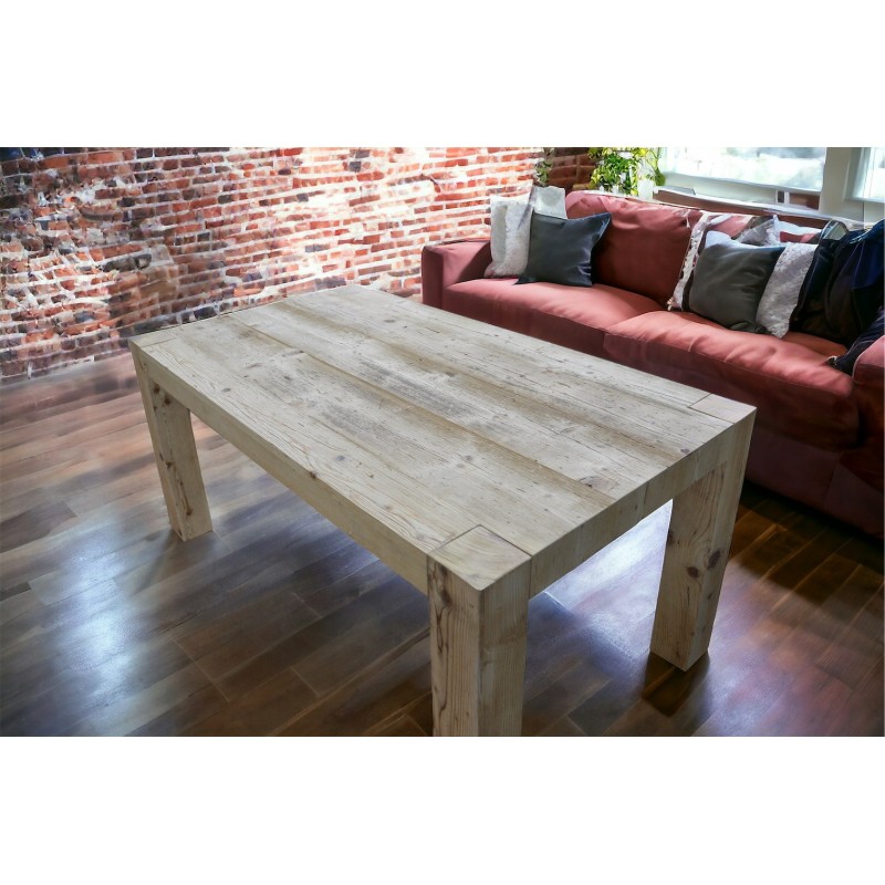 Tavolo in legno vecchio cm 140x90h.77 allungabile cm 180/220 nuovo art.786 consegna gratuita-arredamentishop.it  Tempesta Off...