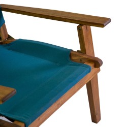 Salotto esterno legno e tessuto blu art.7540060000 nuovo consegna gratuita-arredamentishop.it  Vacchetti Offerte mobili 440,0...