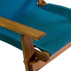 Salotto esterno legno e tessuto blu art.7540060000 nuovo consegna gratuita-arredamentishop.it  Vacchetti Offerte mobili 440,0...