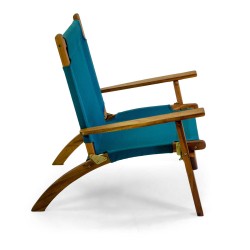 Salotto esterno legno e tessuto blu art.7540060000 nuovo consegna gratuita-arredamentishop.it  Vacchetti Offerte mobili 440,0...