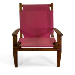 Salotto per esterno legno e tessuto amaranto art.7540070000 nuovo consegna gratuita-arredamentishop.it  Vacchetti Offerte mob...