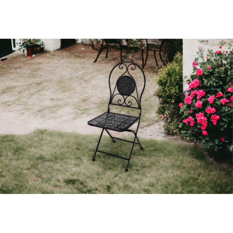 Sedie pieghevoli ferro nere set 2 pezzi nuove art.74868 consegna gratuita-arredamentishop.it  AD TREND Offerte mobili 85,00 €...