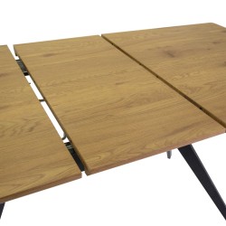 Tavolo da pranzo allungabile legno cm 140x90h.76 aperto cm 180 nuovo art.8042520000 consegna gratuita-arredamentishop.it  Vac...