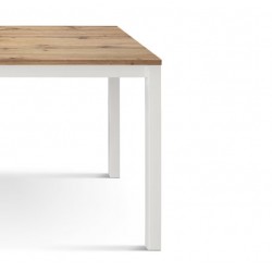 Tavolo legno rustico moderno cm 110x68h.75 fisso nuovo art.2102 consegna gratuita-arredamentishop.it  Tempesta Offerte mobili...
