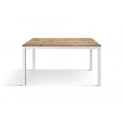Tavolo legno rustico moderno cm 110x68h.75 fisso nuovo art.2102 consegna gratuita-arredamentishop.it  Tempesta Offerte mobili...