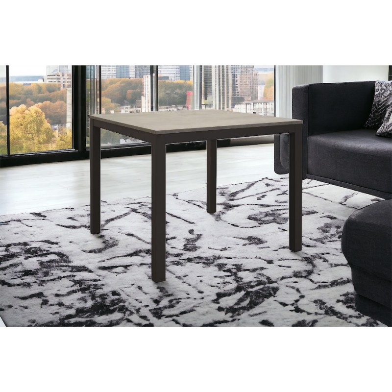 Tavolo 80x80 legno e ferro cm 80x80h.75 fisso art.2106 nuovo consegna gratuita-arredamentishop.it  Tempesta Offerte mobili 13...