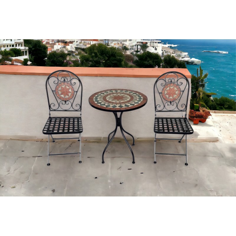 Set bistrot da balcone 1 tavolo + 2 sedie nuovo art.103288 consegna gratuita-arredamentishop.it  AD TREND Offerte mobili 125,...