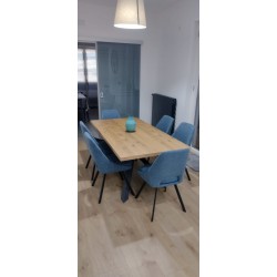 Tavoli stile industrial art.1916 cm 160x90h.76 fisso rovere nuovo consegna gratuita-arredamentishop.it  Tempesta Offerte mobi...
