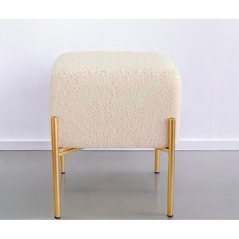 Pouf quadrato beige cm 46,5x46,5h.50 nuovo art.106308 consegna gratuita-arredamentishop.it  AD TREND Offerte mobili 50,00 € 5...