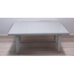 Tavolo taverna bianco opaco cm 180x100h.76 allungabile cm 360 nuovo art.0744 consegna gratuita-arredamentishop.it  Tempesta O...