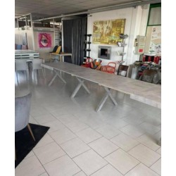 Tavolo lungo 4 metri 160x90h.76 chiuso 410 cm aperto nuovo art.1673 consegna gratuita-arredamentishop.it  Tempesta Offerte mo...