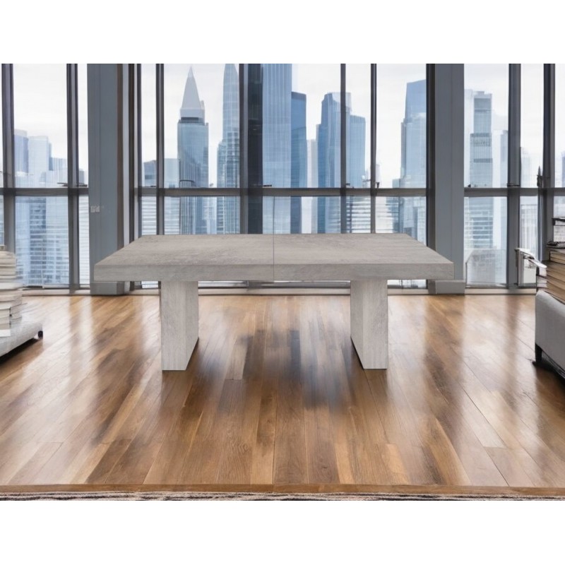 Tavolo grigio cm 180x100h.76 allungabile cm 480 nuovo art.1637 consegna gratuita-arredamentishop.it  Tempesta Offerte mobili ...