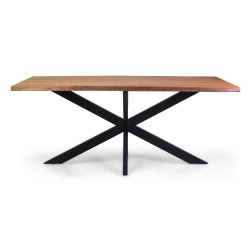 Tavolo legno massello 180x90 h.76 cm fisso nuovo art.8043260000 consegna gratuita-arredamentishop.it  Vacchetti Offerte mobil...