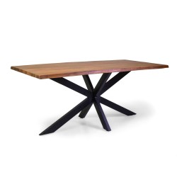Tavolo legno massello 180x90 h.76 cm fisso nuovo art.8043260000 consegna gratuita-arredamentishop.it  Vacchetti Offerte mobil...