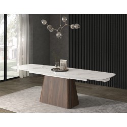 Tavolo in gres porcellanato cm 160x90h.76 aperto cm 200/240 nuovo art.2121 consegna gratuita-arredamentishop.it  Tempesta Off...