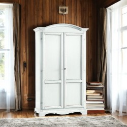 Armadio bianco classico cm 107x55h.197 due porte smontato nuovo art. 1275 consegna gratuita-arredamentishop.it  Tempesta Offe...