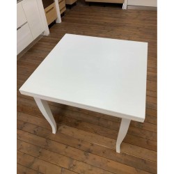 Tavolo a libro 90x90 h.78 bianco opaco aperto cm 180 nuovo art.747 consegna gratuita-arredamentishop.it  Tempesta Offerte mob...
