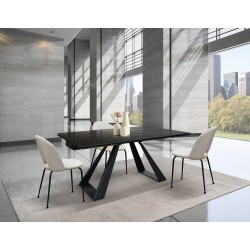 Tavolo in ceramica allungabile cm 160x90h.76 aperto cm 200/240 art.1988 nuovo consegna gratuita-arredamentishop.it  Tempesta ...