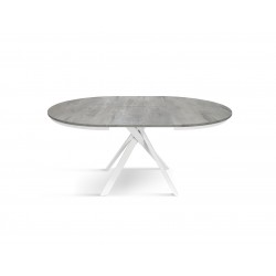 Tavolo rotondo cucina cm diametro 120h.75,5 allungabile cm 170 art.2178 nuovo consegna gratuita-arredamentishop.it  Tempesta ...