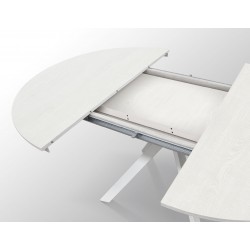 Tavolo bianco rotondo cm diametro 120h.75,5 allungabile cm 170 art.2179 nuovo consegna gratuita-arredamentishop.it  Tempesta ...