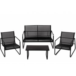 Salottino giardino set 2 sedie+1 panchina+1 tavolino art.103447 consegna gratuita-arredamentishop.it  AD TREND Offerte mobili...