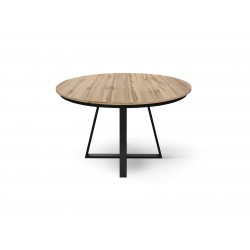 Tavolo allungabile rotondo cm diametro 120h.75,5 allungabile cm 170 art.2180 nuovo consegna gratuita-arredamentishop.it  Temp...