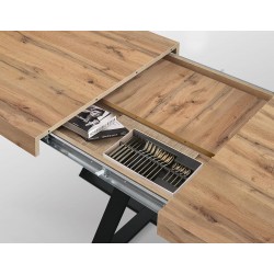 Tavolo cucina allungabile cm 95x90h.76 aperto cm 145x90h.76 art.2227 nuovo consegna gratuita-arredamentishop.it  Tempesta Off...