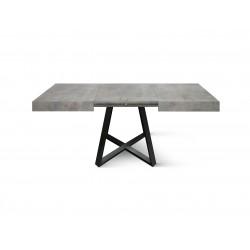 Tavolo cucina industrial cm 95x90h.76 aperto cm 145x90h.76 art. 2228 nuovo consegna gratuita-arredamentishop.it  Tempesta Off...