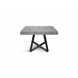 Tavolo cucina industrial cm 95x90h.76 aperto cm 145x90h.76 art. 2228 nuovo consegna gratuita-arredamentishop.it  Tempesta Off...