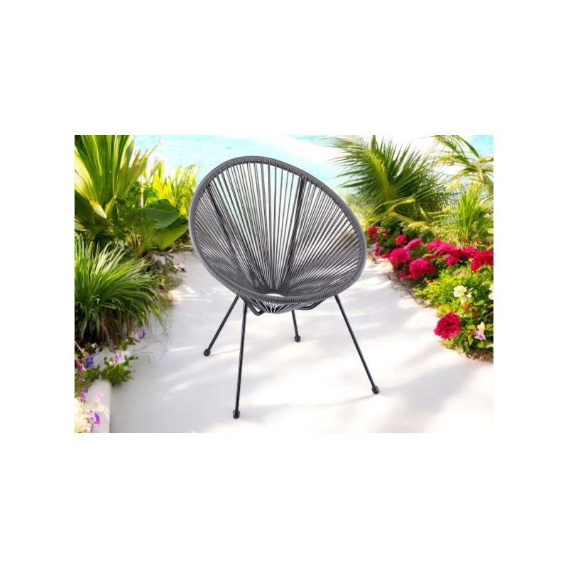Sedia uovo design set 3 pezzi cm 68x61,5h.81,5 nuova art.111290 consegna gratuita-arredamentishop.it  AD TREND Offerte mobili...