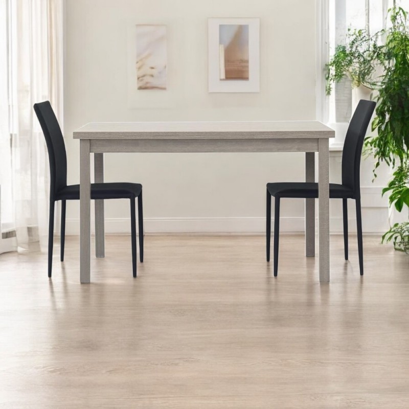 Tavolo rovere grigio cm 130x80h.76 allungabile cm 170/210 nuovo art.564 consegna gratuita-arredamentishop.it  Tempesta Offert...