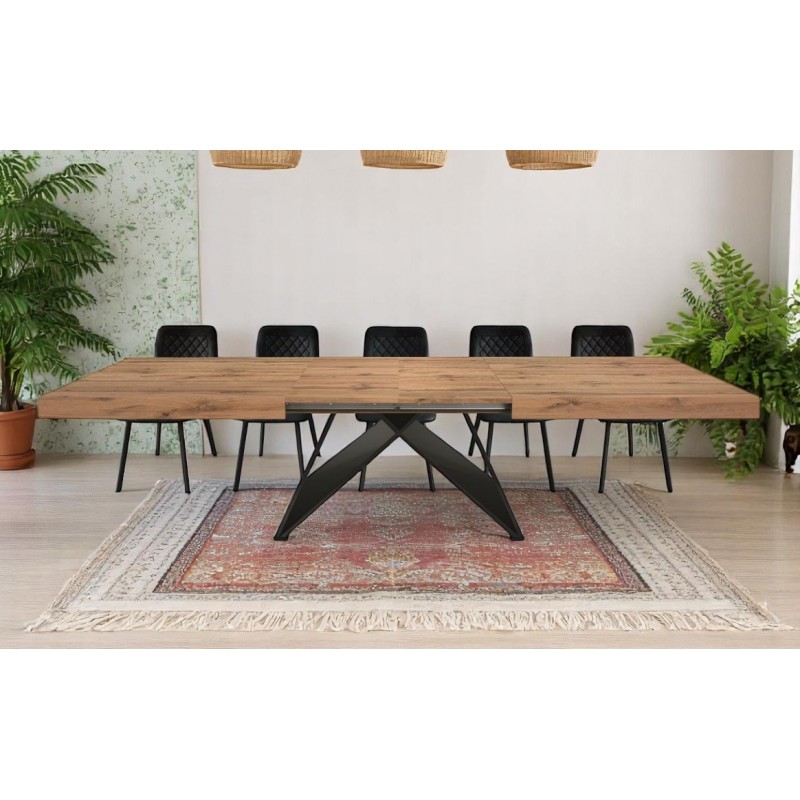 Tavolo boho chic cm 160x90h.77 allungabile cm 200/240 nuovo art.2242 consegna gratuita-arredamentishop.it  Tempesta Offerte m...