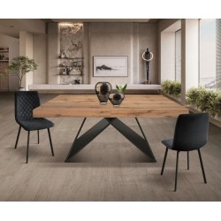 Tavolo boho cm 180x90h.77 aperto cm 220/260 nuovo art.2243 consegna gratuita-arredamentishop.it  Tempesta Offerte mobili 500,...