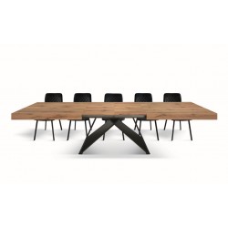 Tavolo boho cm 180x90h.77 aperto cm 220/260 nuovo art.2243 consegna gratuita-arredamentishop.it  Tempesta Offerte mobili 500,...