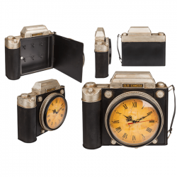 Appendi chiavi in metallo con orologio vintage cm 23x8,5h.29 art.144379 nuovo consegna gratuita-arredamentishop.it  Out of th...