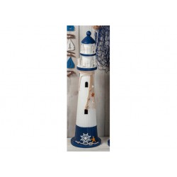 Decorazione casa al mare Faro legno art.56781 cm 27,5h.100 nuovo consegna gratuita-arredamentishop.it  AD TREND Offerte mobil...