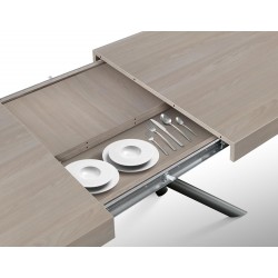 Tavolo allungabile design moderno cm 140x90h.74 aperto cm 180/220 nuovo art.2247 consegna gratuita-arredamentishop.it  Tempes...