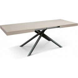 Tavolo allungabile design moderno cm 140x90h.74 aperto cm 180/220 nuovo art.2247 consegna gratuita-arredamentishop.it  Tempes...